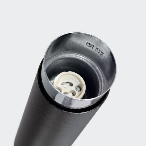 Stropní svítidlo NERO 12,5 černý chrom moderní kovové do obýváku a předsíně