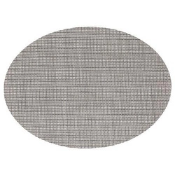 Šedá kulatá prostírka pod talíř Maoli 48x35 cm do kuchyně a jídelny 5five