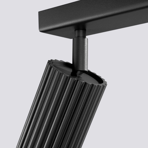 Stropní svítidlo KARBON 3L černé minimalistické nastavitelné do obýváku a ložnice SOLLUX