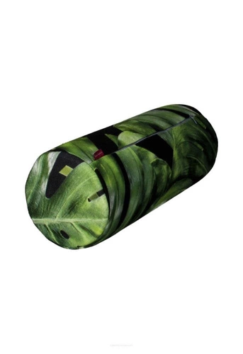 Dekorační válec na polštář Black Monstera 25x60 cm ergonomický do obýváku Intesi