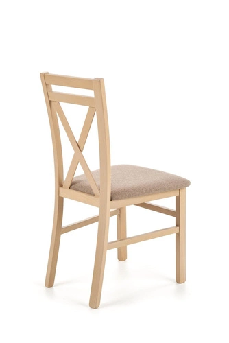 Dřevěná jídelní židle Alaska dub sonoma tmavě béžová klasická Intesi