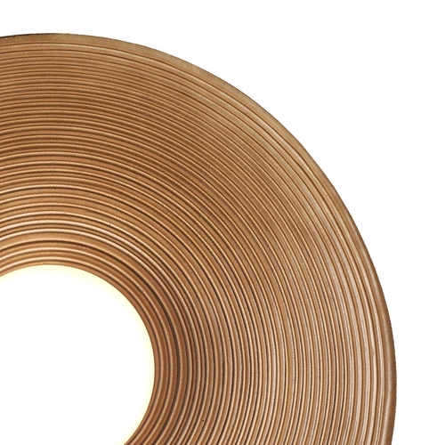 Nástěnné skleněné svítidlo ILUSIONI béžové 26 cm moderní do ložnice a obýváku