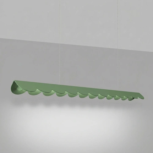 Závěsné LED svítidlo BISCUIT 130 šalvějové nad kuchyňský ostrůvek nastavitelné