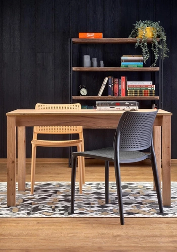 Jídelní stůl Weryks dub craft 120 cm moderní skandinávský obdélníkový Intesi