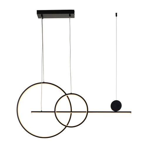 Závěsné LED svítidlo NEW AGE černé 120 cm OUTLET