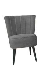 Křeslo Sally šedá látka Vogue 14