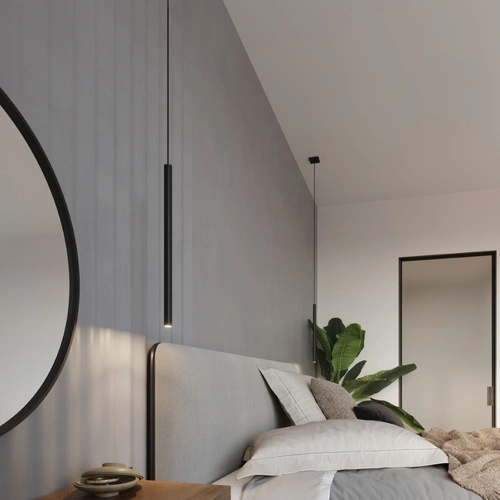 Závěsné svítidlo Pastelo 3 černé moderní nad stůl do kuchyně a jídelny Sollux