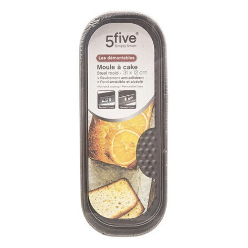 Ocelová forma na pečení chleba s vyjímatelnou bočnicí 31 cm černá 5five simply smart