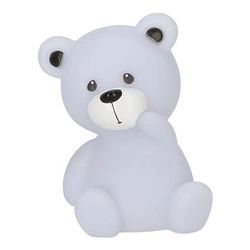 Noční lampička Teddy Bear šedá Atmosphera moderní na baterie do dětského pokoje 14 cm