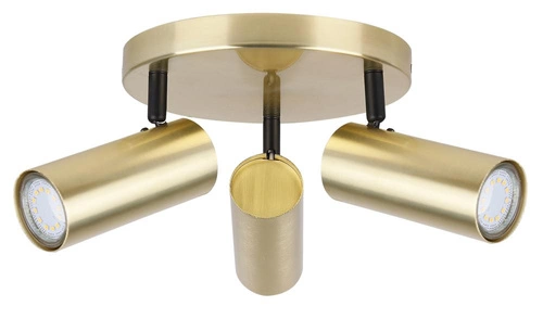 Stropní svítidlo Colly moderní kovové mosazné 3xGU10 do obýváku a jídelny CANDELLUX