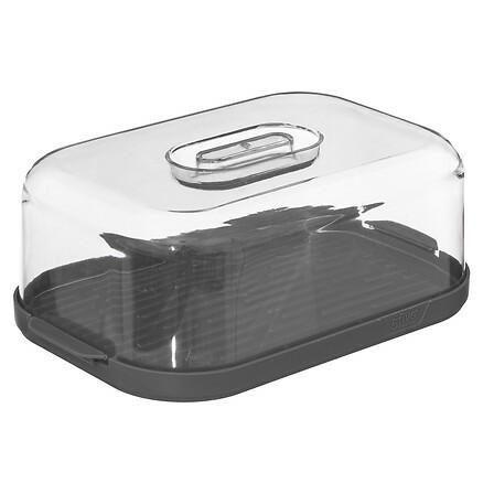 Plastová krabička na sýr Fresh Eat šedá