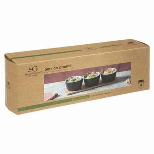 Sada bílých květinových předkrmů