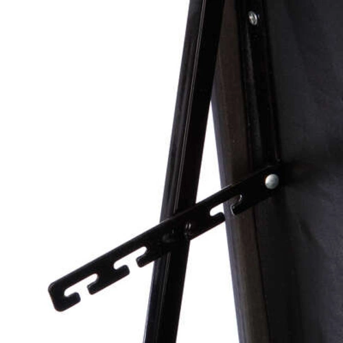 Stojací obdélníkové zrcadlo 125 cm černé moderní do předsíně 5five