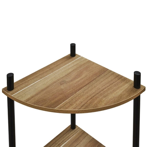 4úrovňová rohová police Akácie