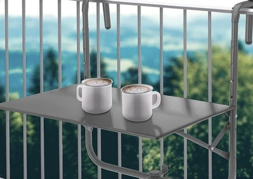 Balkonový stůl Zola šedý