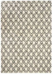 Moderní vlněný koberec Brooklyn black 160x230 ručně tkaný do obýváku a ložnice