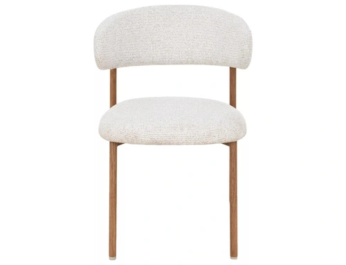 Židle Pasco béžová čalouněná skandinávská do jídelny Intesi