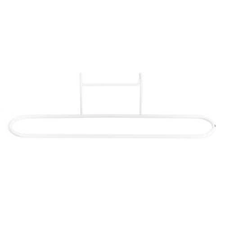 Moderní bílý kovový držák na kuchyňské utěrky na dveře Intesi