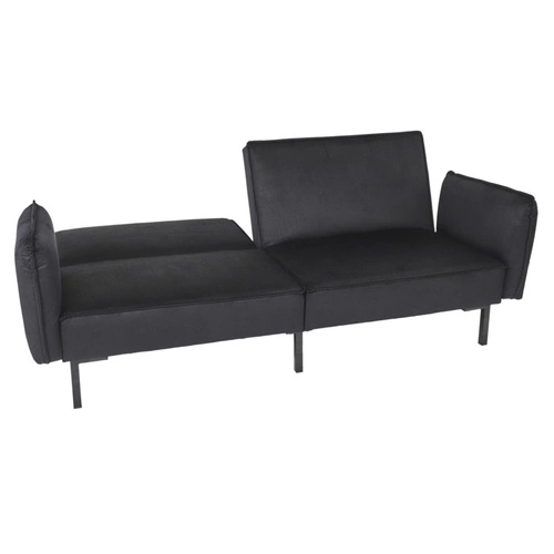 Rozkládací pohovka Giulia černá moderní s funkcí spaní do obýváku a studentského pokoje