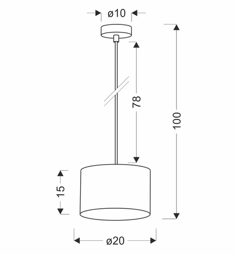 PANDY závěsná lampa černá 1x40W E27 stínidlo černá+zlatá