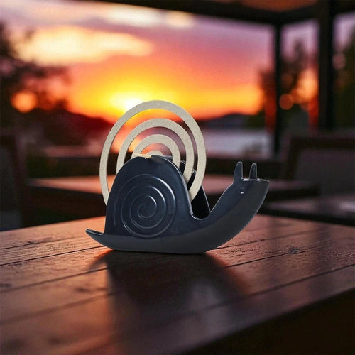 Držák spirály proti komárům Snail černý