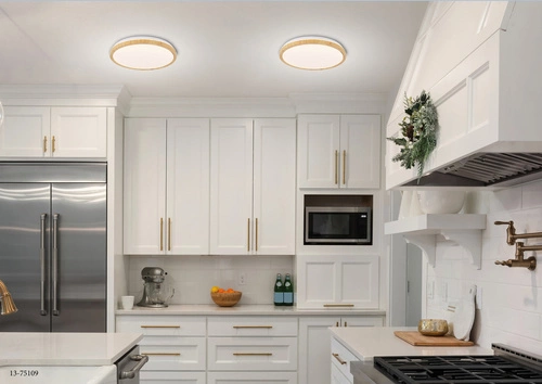 Stropní svítidlo Gandava stropní svítidlo 18W LED 29cm bílé dřevo 4000K