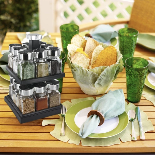 Stojan na koření 2stupňový čtvercový