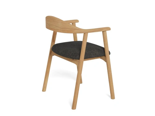 Actona Addi jídelní židle skandinávská šedá s područkami