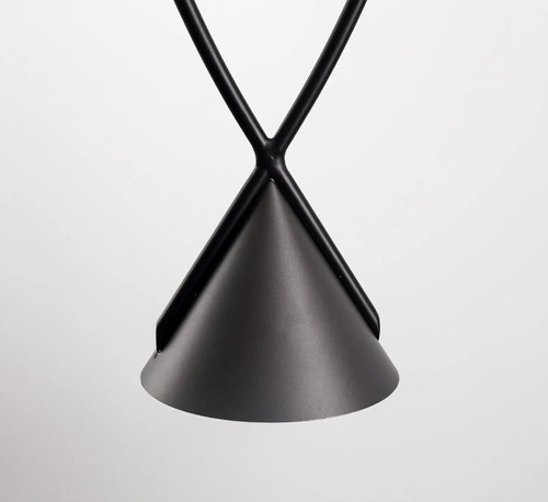 Závěsné LED svítidlo MIA černé, nastavitelné, do kuchyně a obýváku, 15,5 cm Step into Design