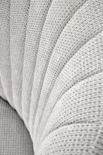 Čalouněná židle Odile šedá do jídelny a obýváku moderní s černými nohami Intesi