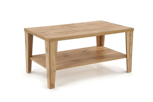 Konferenční stolek Deya obdélníkový dubový s policí moderní do obýváku Intesi 110x65 cm