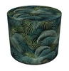 Zahradní voděodolný kulatý taburet Exotic Intesi zelený 40 cm na balkon i zahradu