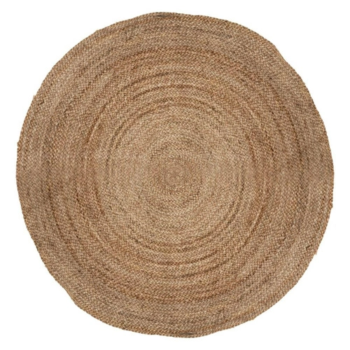 Kulatý jutový koberec 120 cm Atmosphera boho do obýváku a na terasu přírodní