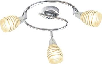 Spirálová stropní lampa Jubilat 3x10W E14 chrom