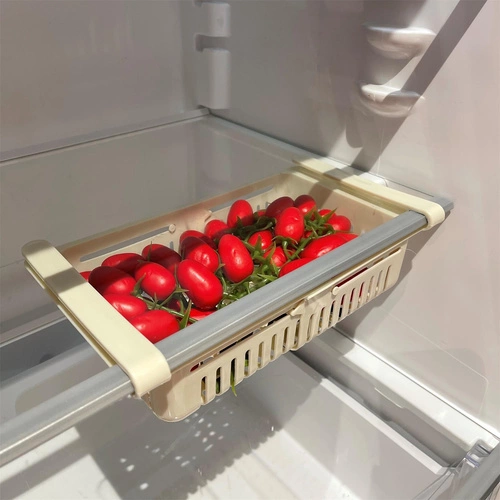 Závěsný koš na lednici bordó