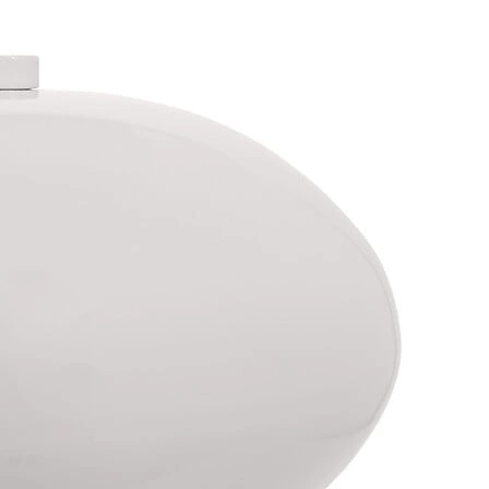 Stolní lampa Savio bílá moderní do ložnice a obýváku Atmosphera kovová 38 cm
