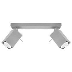 Stropní svítidlo MERIDA 2 šedé moderní kovové do obýváku kuchyně jídelny Sollux