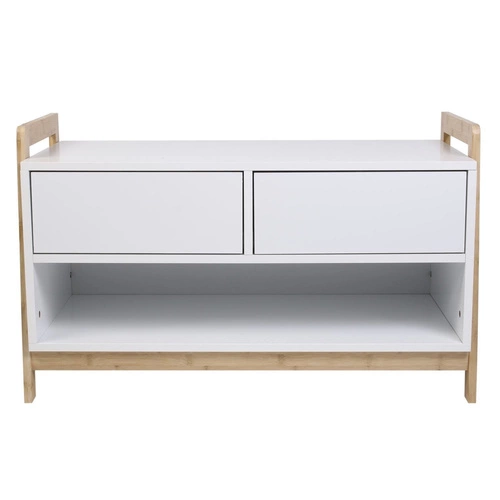 Skříňka Copenhagen bílá/přírodní