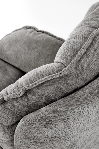 Relaxační křeslo Offred šedé moderní do obýváku čalouněné minimalistické Intesi