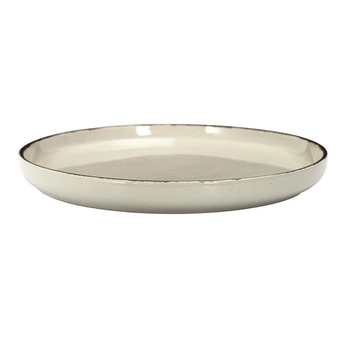 Keramická jídelní sada Temp béžová pro 4 osoby moderní do jídelny