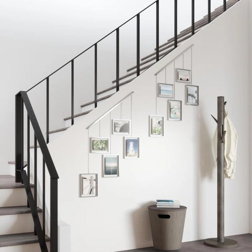 Dřevěný odpadkový koš do obýváku Umbra Woodrow ořech černý 42 cm