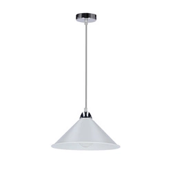 Avola chrom 26 závěsná lampa 1x60W E27 bílý difuzor