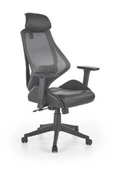 Ergonomická otočná kancelářská židle Sela černá Intesi s nastavitelným sedákem do kanceláře a pracovny