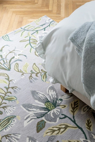 Koberec do obýváku Parterre Laura Ashley 200x280 klasický vlněný obdélníkový květinový