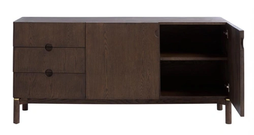 Komoda Arun 160 cm espresso moderní se zásuvkami do obývacího pokoje