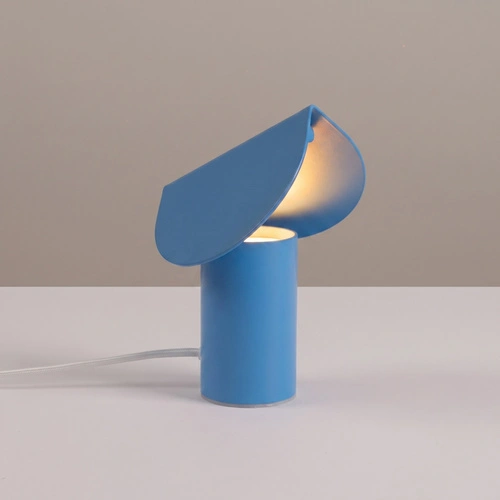 Stolní LED lampa BISCUIT značky Thoro Lighting v modré barvě
