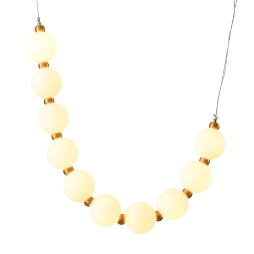 Závěsné LED svítidlo koule CORALLI S bílé moderní nad kuchyňský ostrůvek do obýváku Step into Design