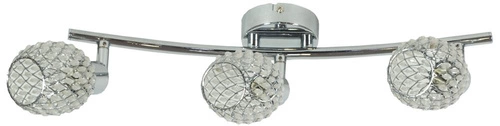 Čirá stropní lampa 3x40W G9 transparentní