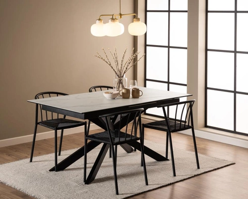 Irwine 168/210x90cm bílý stůl Akranes