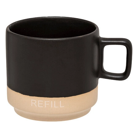 Sada 4 keramických hrnků Luca 240 ml se stojanem na kávu a čaj 5five